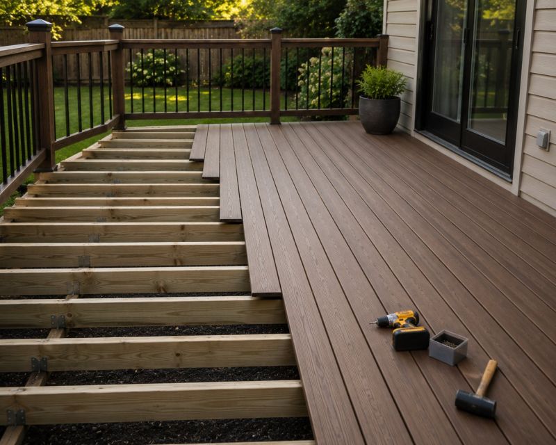 Deck Steps Replacement in Redmond, WA